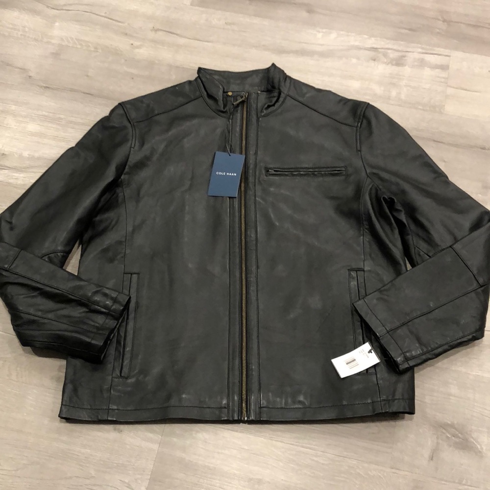 COLE HAAN -BLACK LEATHER